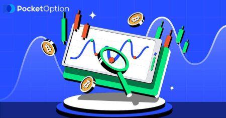 Соода активдерин жетектөө/ Диаграмманын түрү/ Көрсөткүчтөр/ Pocket Option боюнча сызуу