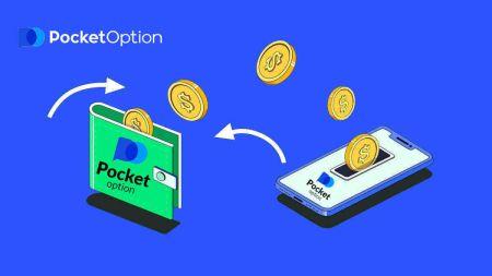 Promosi Deposit Pertama Pocket Option - Bonus 50%.