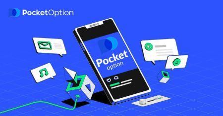 Mobiilirakendused Pocket Option-s